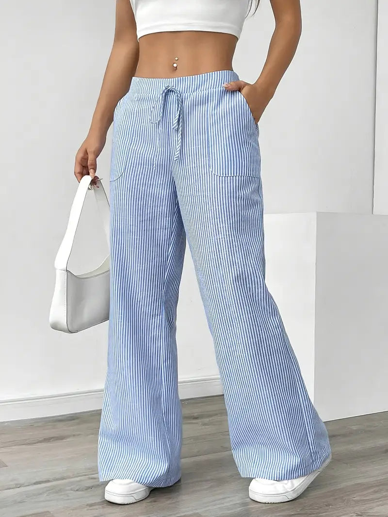 Elise™ Casual Striped Trousers