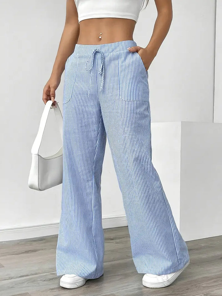 Elise™ Casual Striped Trousers