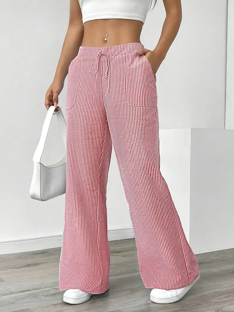 Elise™ Casual Striped Trousers