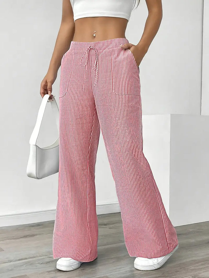 Elise™ Casual Striped Trousers