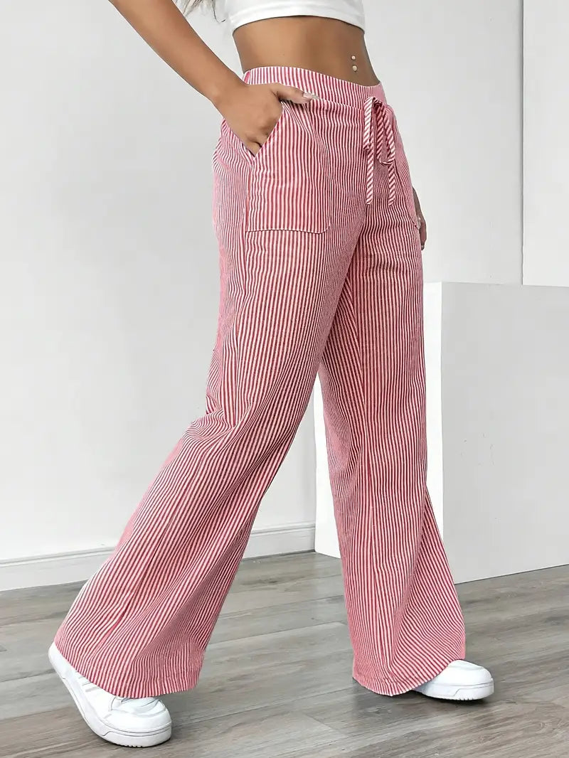 Elise™ Casual Striped Trousers