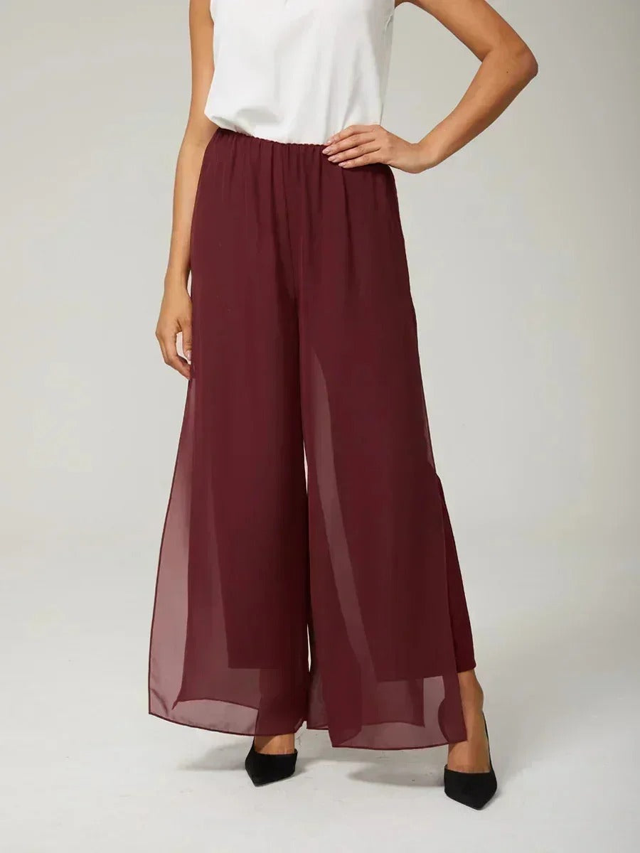 Fluressa | Split Hem Flow Trousers