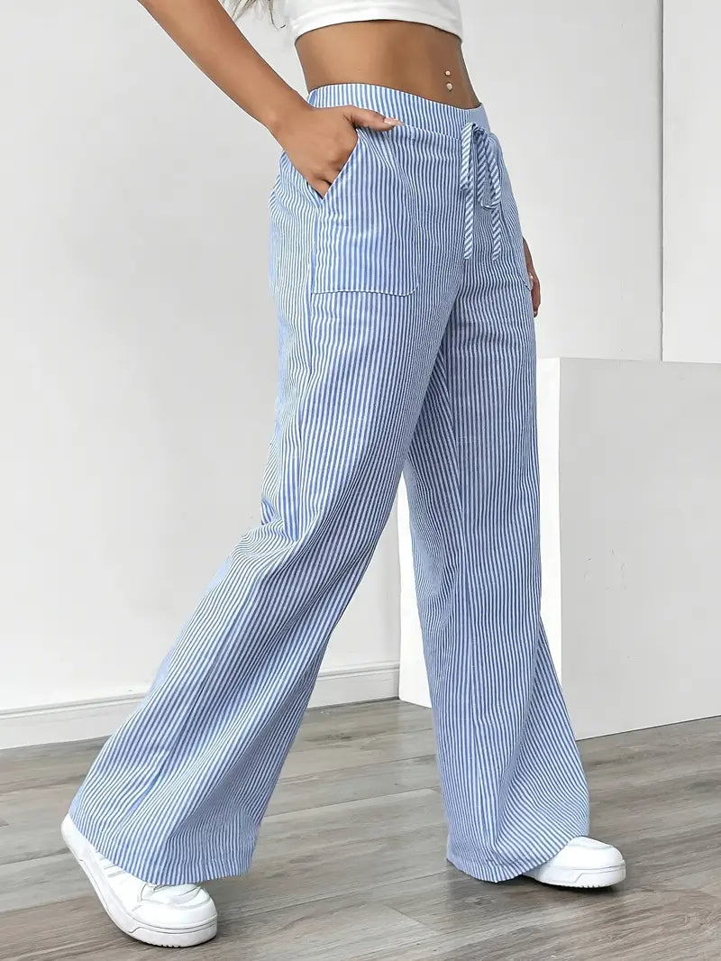 Elise™ Casual Striped Trousers