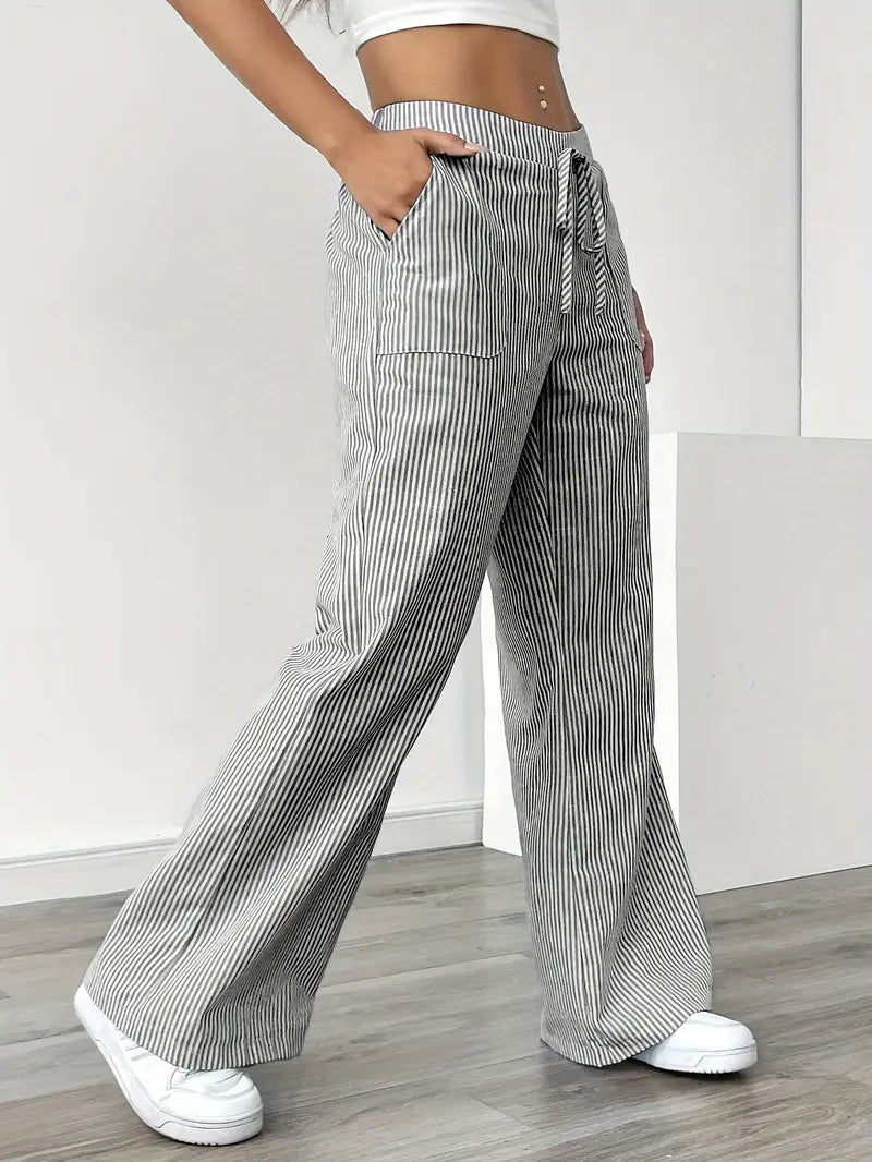 Elise™ Casual Striped Trousers