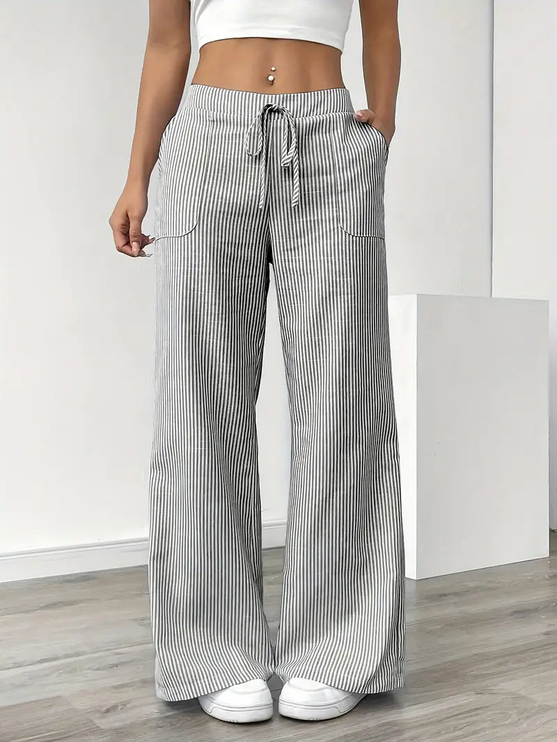 Elise™ Casual Striped Trousers