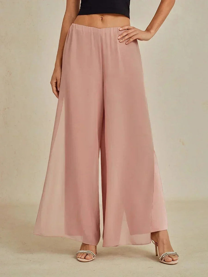 Fluressa | Split Hem Flow Trousers