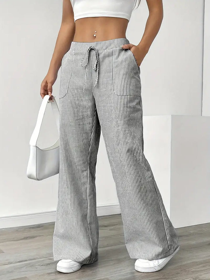 Elise™ Casual Striped Trousers