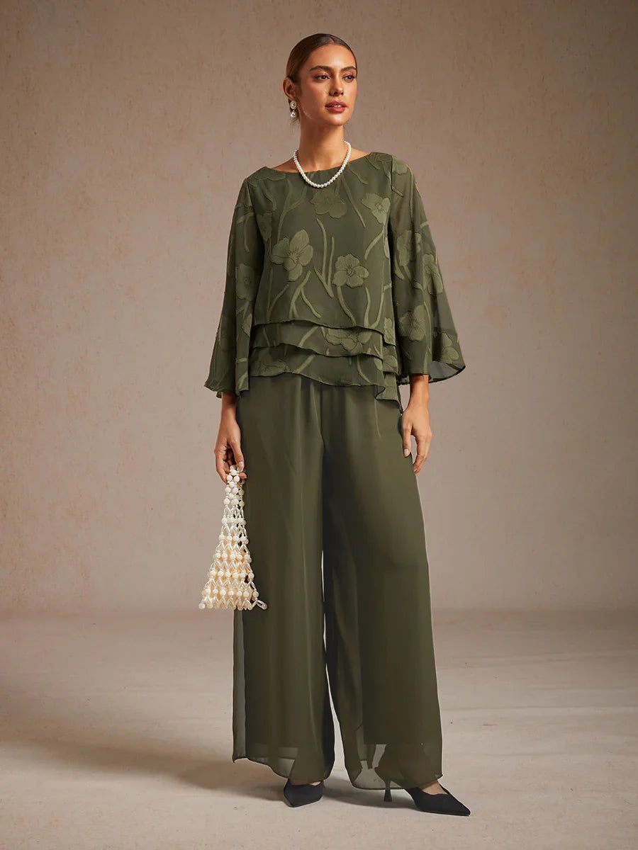 Fluressa | Split Hem Flow Trousers