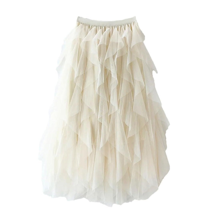 Iserelle | Irregular Mesh Skirt