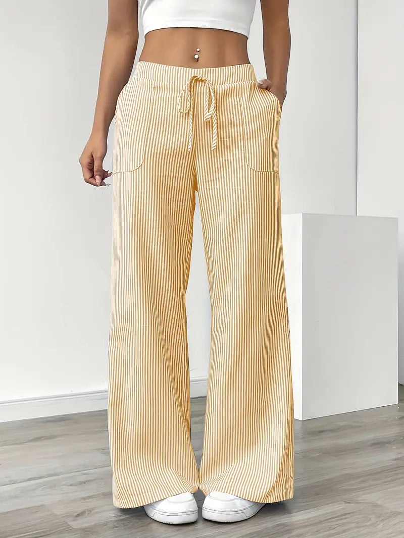 Elise™ Casual Striped Trousers