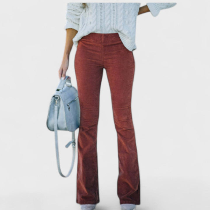 Chalvessa | Flared Elegant Trousers