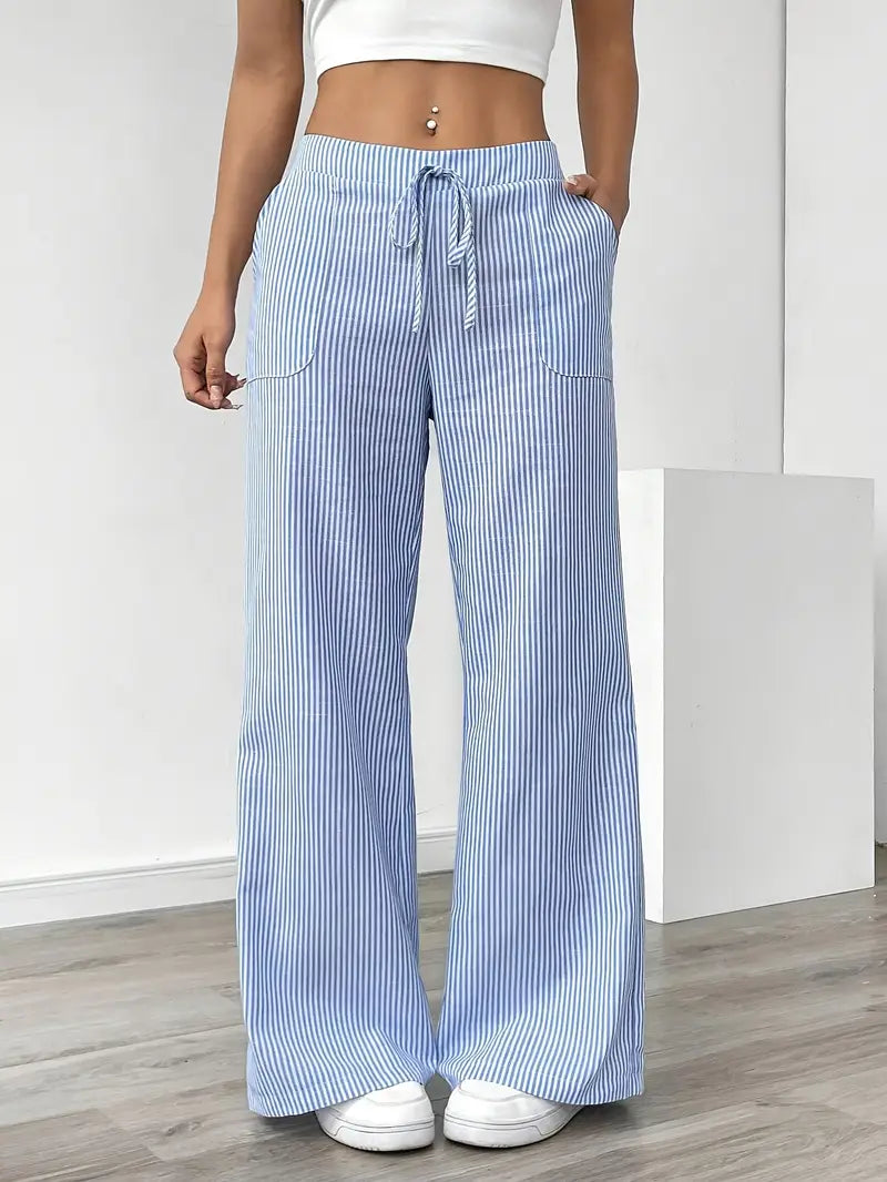 Elise™ Casual Striped Trousers