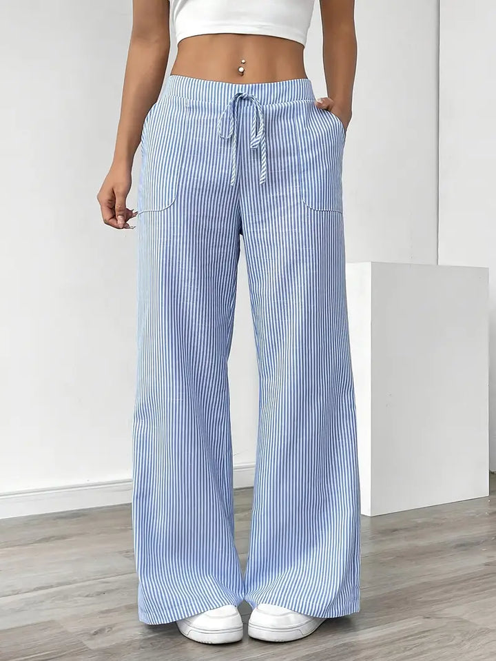 Elise™ Casual Striped Trousers