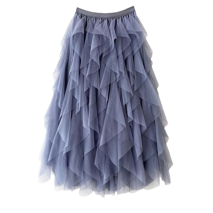 Iserelle | Irregular Mesh Skirt