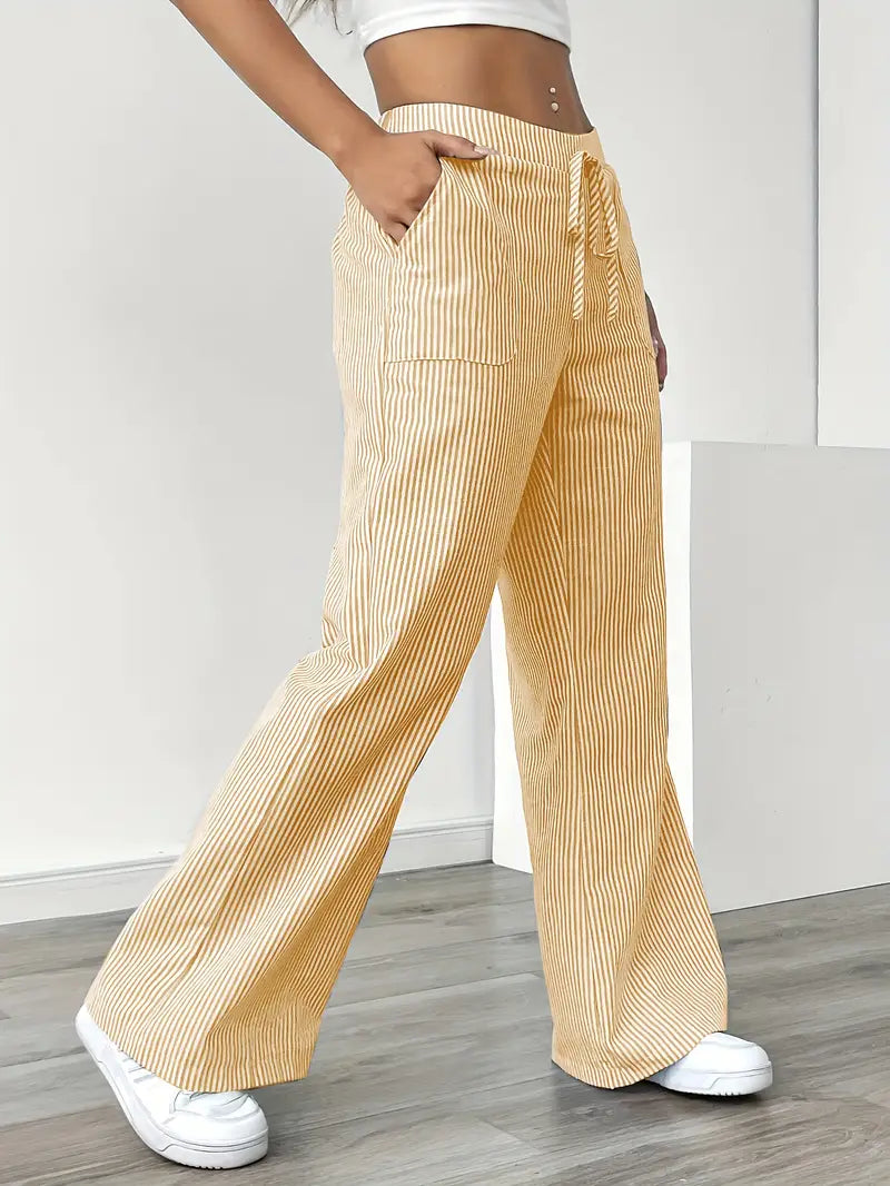 Elise™ Casual Striped Trousers