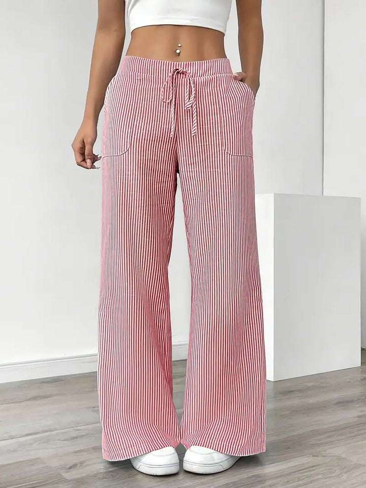 Elise™ Casual Striped Trousers