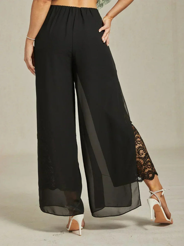 Fluressa | Split Hem Flow Trousers