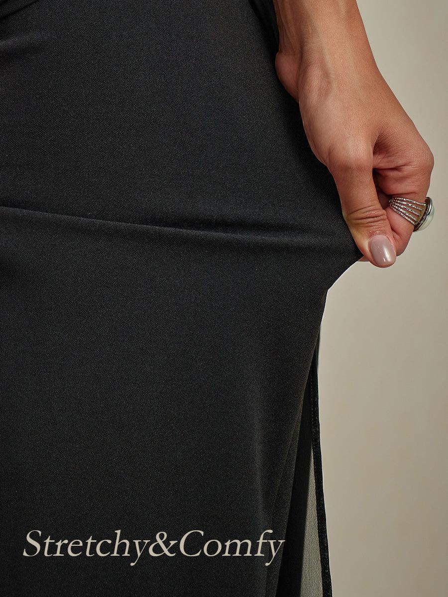 Fluressa | Split Hem Flow Trousers